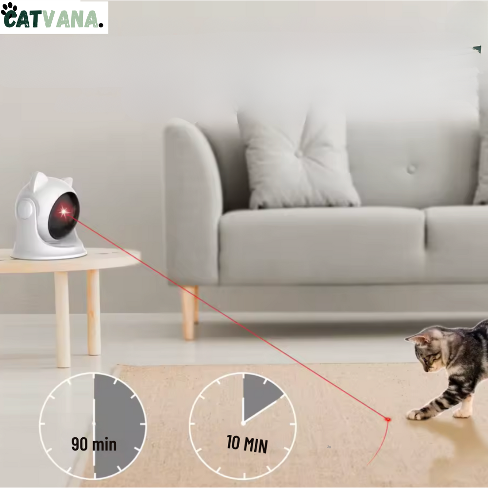LaserTrack - Laser Automatique 360°, Pour Chat
