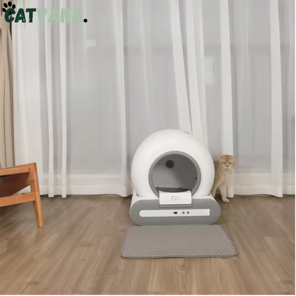 Neolitter – Litière Automatique, Pour Chat, Blanche, Connectée,