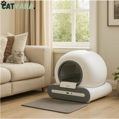 Neolitter – Litière Automatique, Pour Chat, Blanche, Connectée,