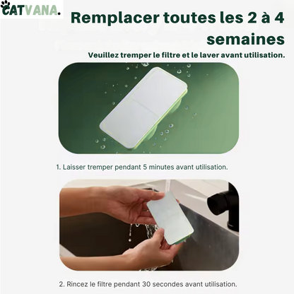 Filtre Fontaine à Eau HydraOne 3,2 L Inox 6 Pièces