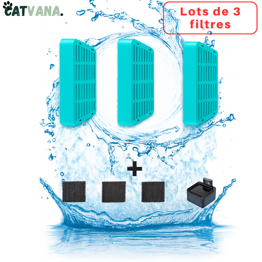 Filtre Pour Fontaine à Eau HydraMax 3 Pièces