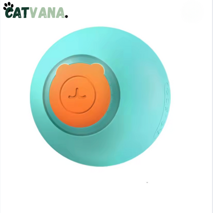 TurboBall - Balle Rebondissante Automatique Orange, Pour Chat