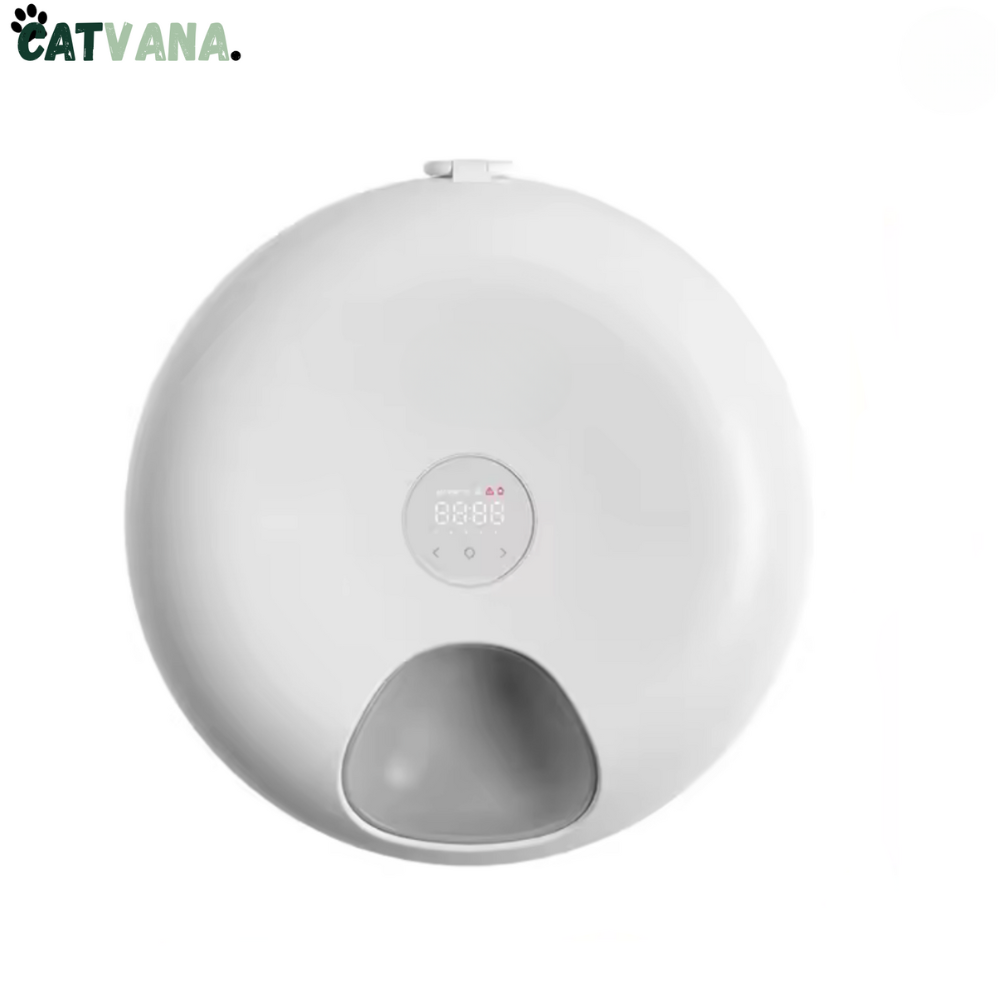 FeedFlow Stream - Distributeur de Nourriture Réfrigérer, 6 Portions, Pour Chat