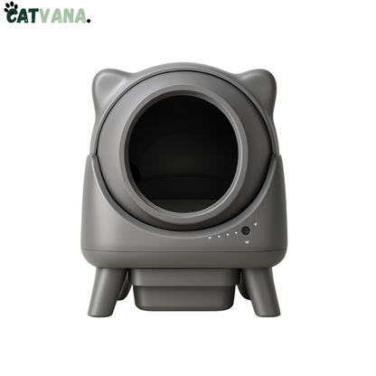 SMART LITTER - Litière Automatique Pour Chat, Noir, Connecté,