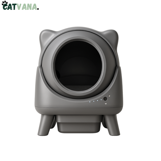 SMART LITTER - Litière Automatique Pour Chat, Noir, Connecté,